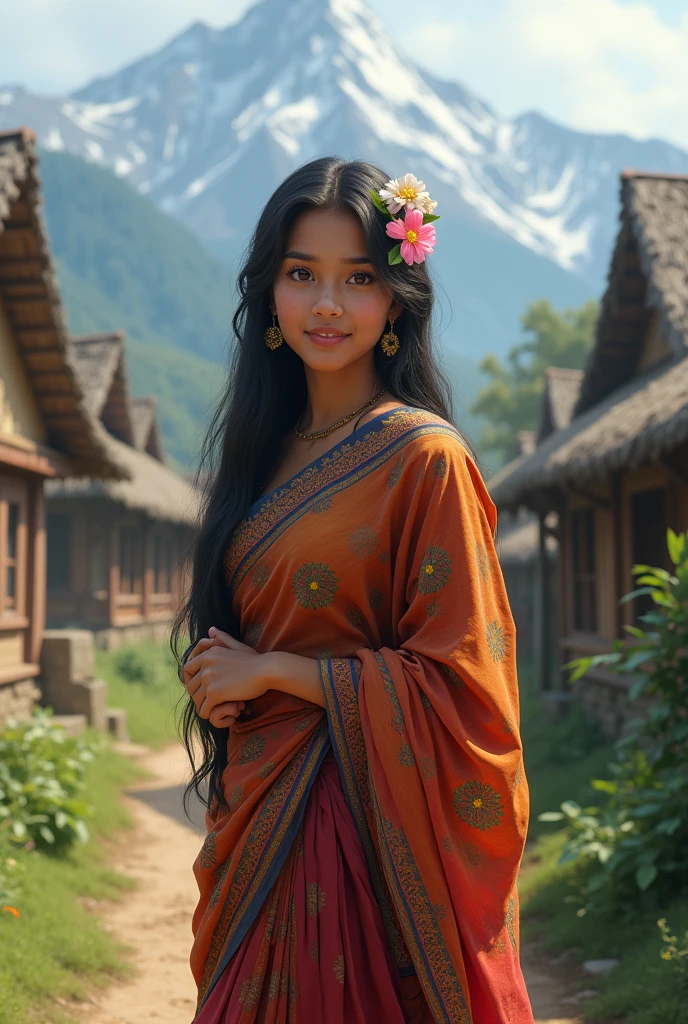 Nepali village girl age 18
