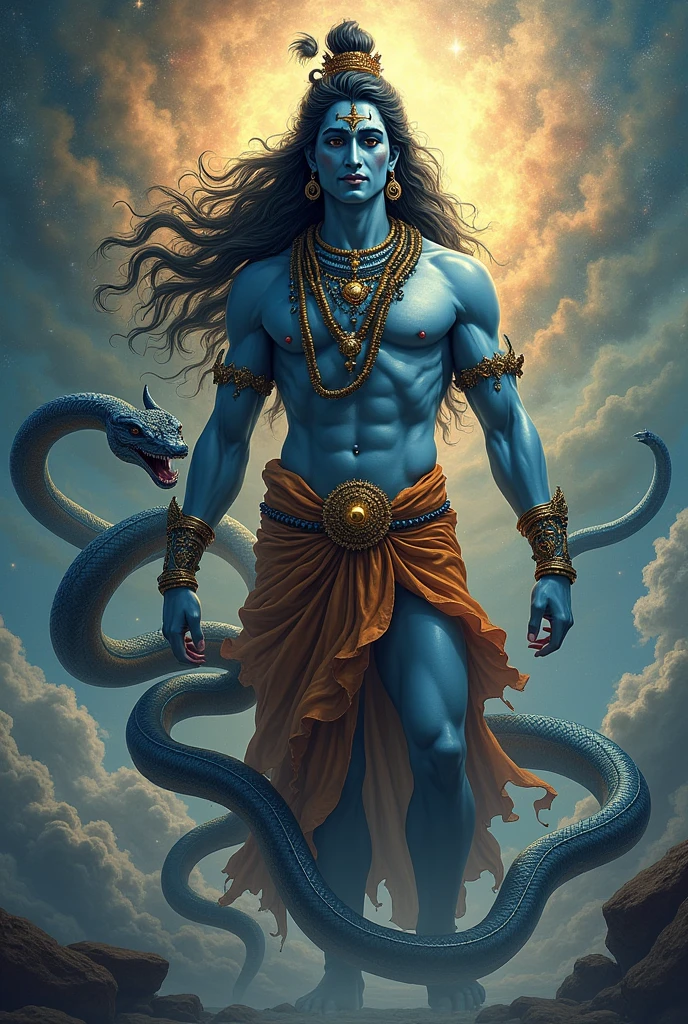 Lord Shiva images with nag dev