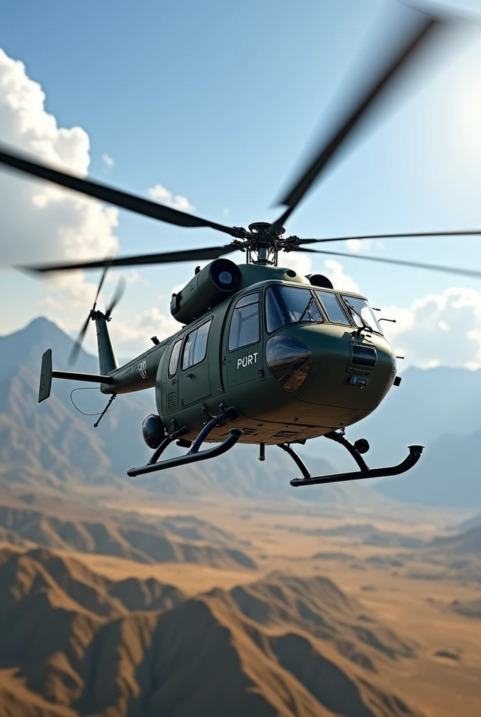 A UH-1 helicopter 




