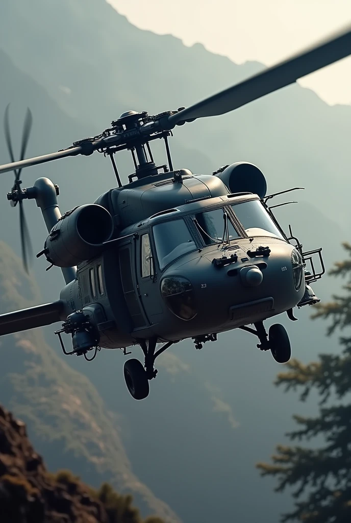 A UH-60 Black Hawk helicopter