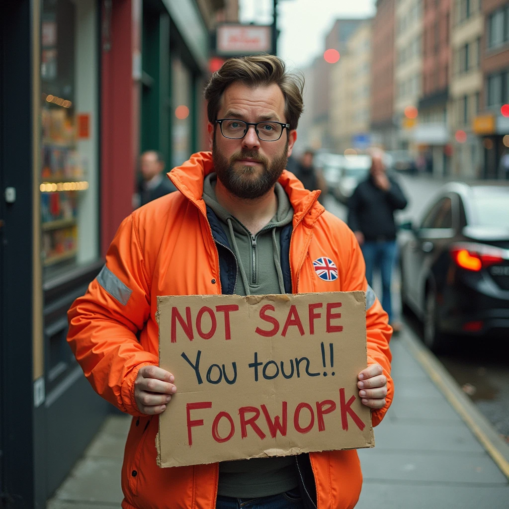 sandwichman, signboard, "NotSafeForWork", "reason why you birth",