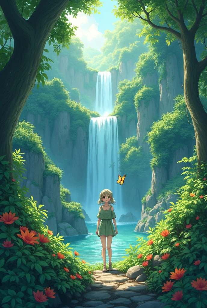 Beautiful anime jungle 

