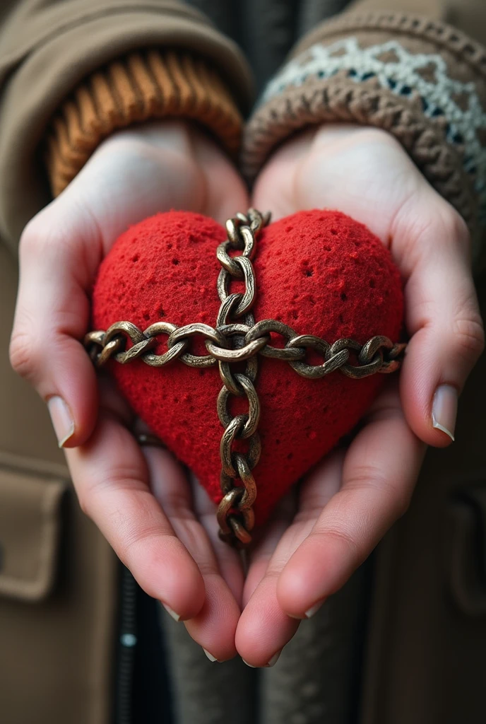 You can make a heart free from chains