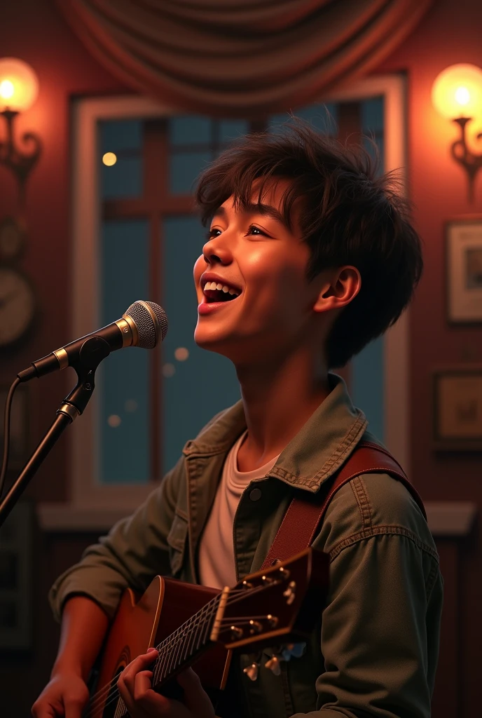 boy read hear, cute but carismatic and romantic singer