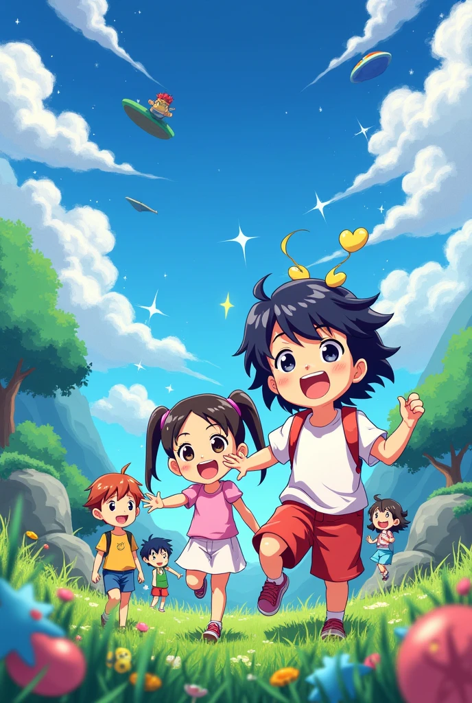 YouTube banner for kids anime