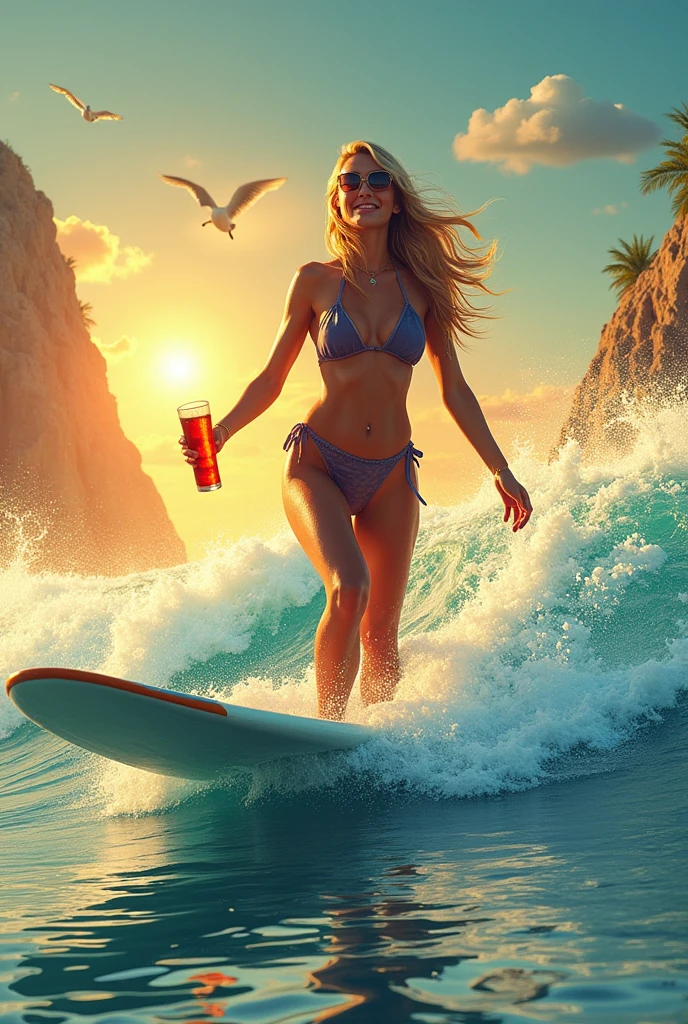 DRINKS AND SURFING