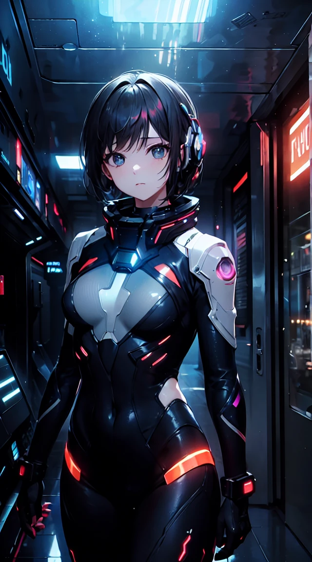 (masterpiece、top quality、top quality、official art、very detailed、Beautiful Aesthetic:1.2)、space、cyberpunk、Space combat suits of the future、((nebulae))、Gentle light、Intuitive、Precise Focus、cinema4d、dramatic、