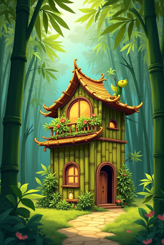 Animated Bamboo only home 
