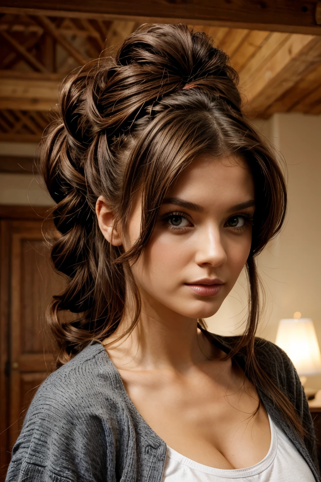 ridiculous giant hairstyle