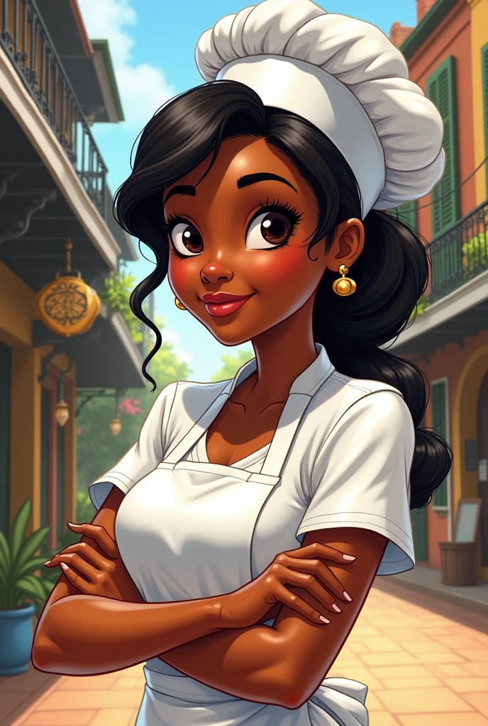 An animated picture of Tiana