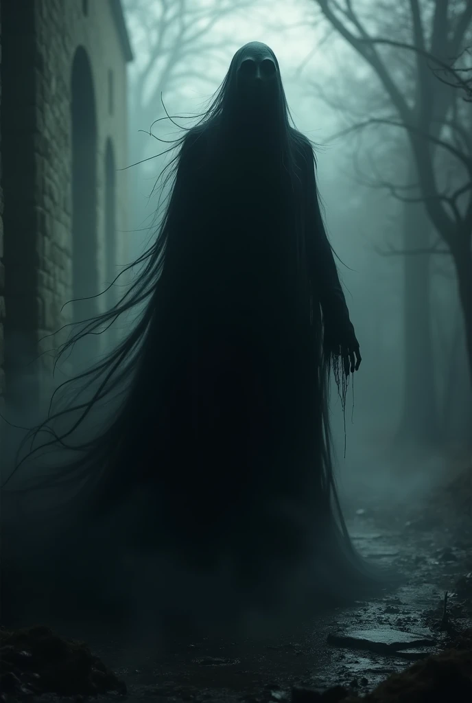 Black shadow ghost