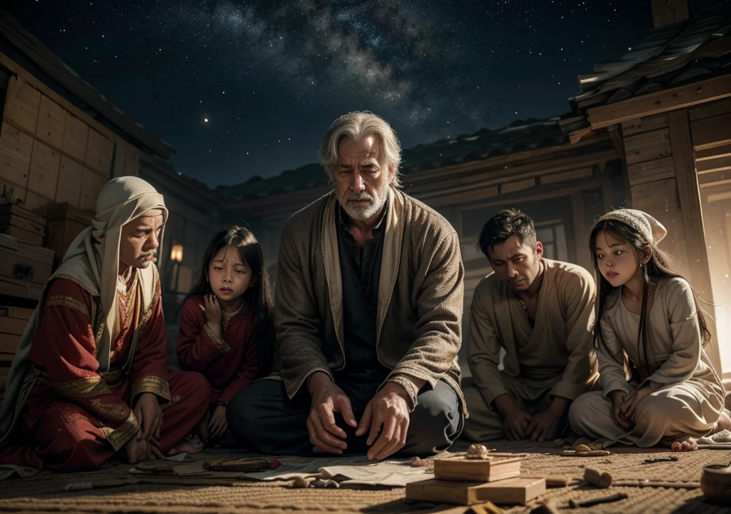 "Imagine yourself in a distant land, where a man named Job lives, known for his great wealth and unwavering piety. He is blessed with a large family, vast possessions and immense respect among his peers. however, in a short space of time, Job loses everything. Your riches are destroyed, their children tragically taken away, and his health weakened by a terrible disease. But what makes Job's story truly remarkable is not just his descent into the abyss, but the strength with which he clings to his faith in God, even when the suffering seems unbearable. Friends surround him, trying to convince him that his suffering is divine punishment, but Job refuses to accept that his pain is the result of an impure life. in the midst of despair, ele questiona, cries and cries for answers, but never abandons its integrity. Let's explore Jó's powerful narrative, a story that challenges our understanding of suffering, faith and the search for understanding the divine plan. This is the journey of a man who, even in the worst storms, finds in God the strength to remain firm."