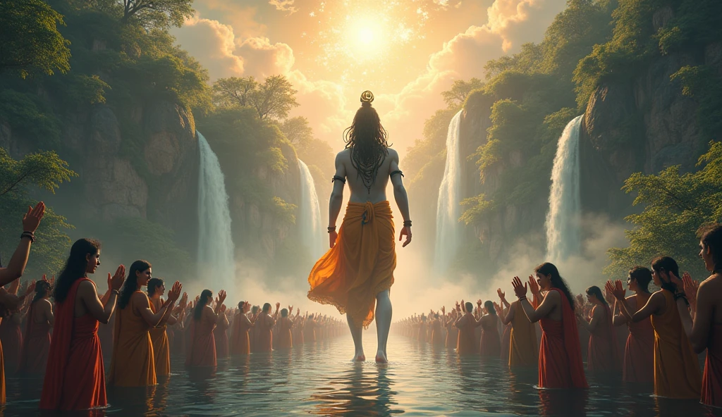 
Lord shiva shower people
