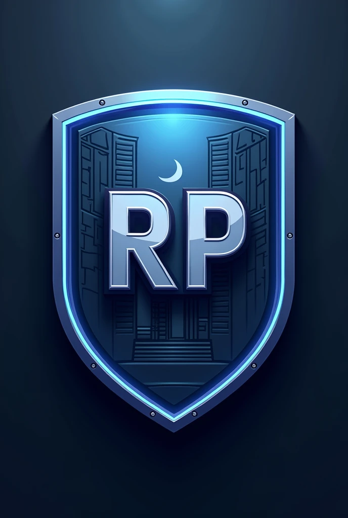 Police logo for a city called District RP