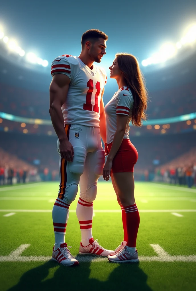 Football player number 11 is in a relationship with his junior..3