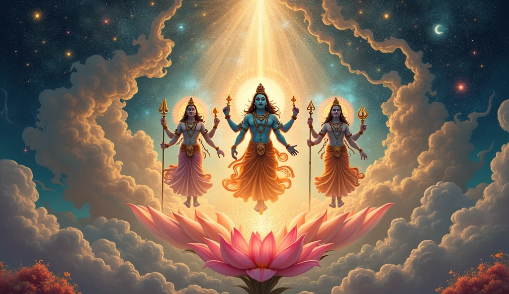 Bramha vishnu shiv birth