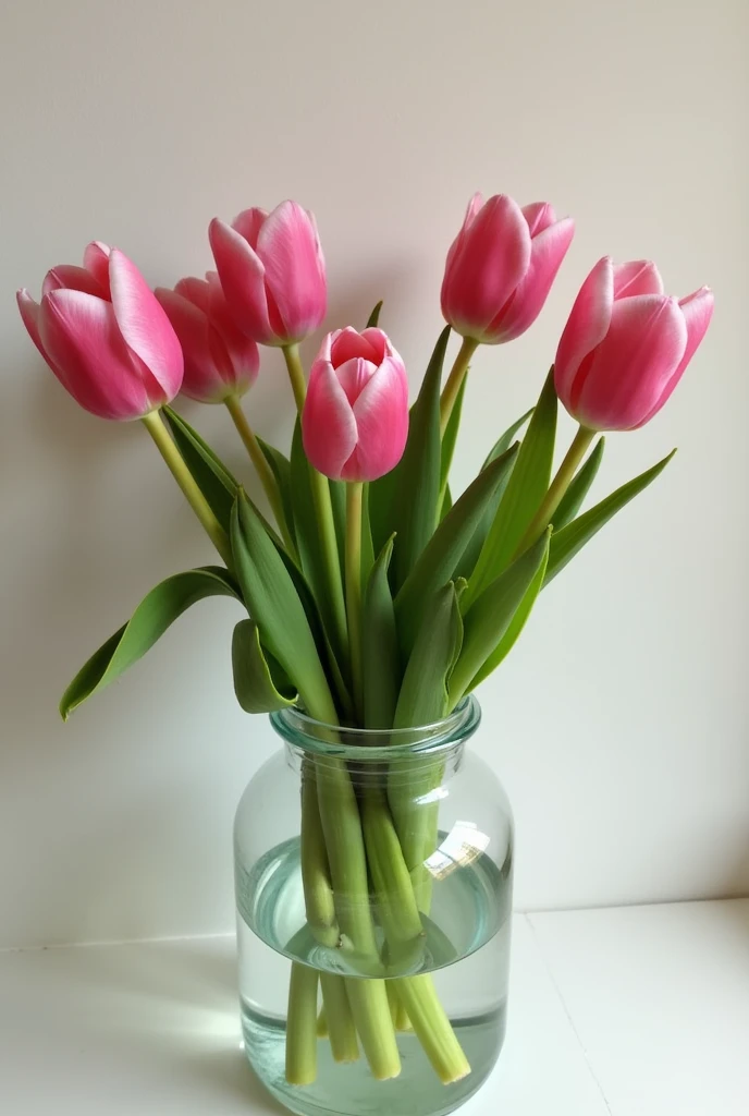 Vase with tulips (few) symmetry
