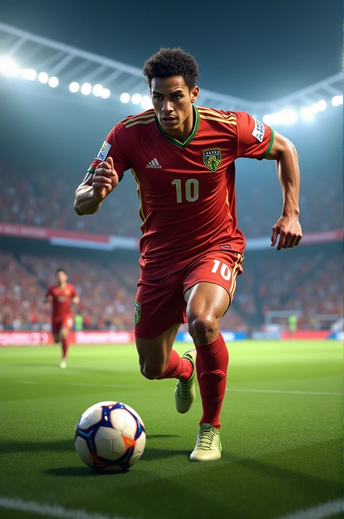 A football player named Matteus, number 10