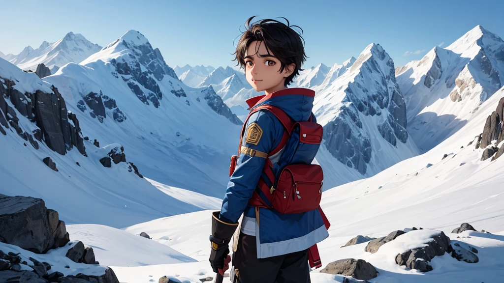 "A Journey Beyond the Mountains: Aarav's Tale of Courage and Discovery!"