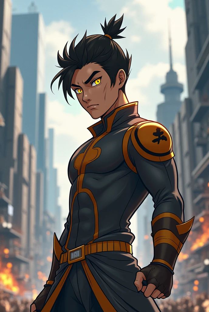 Draw mako from the Avatar series:The legend of Korra