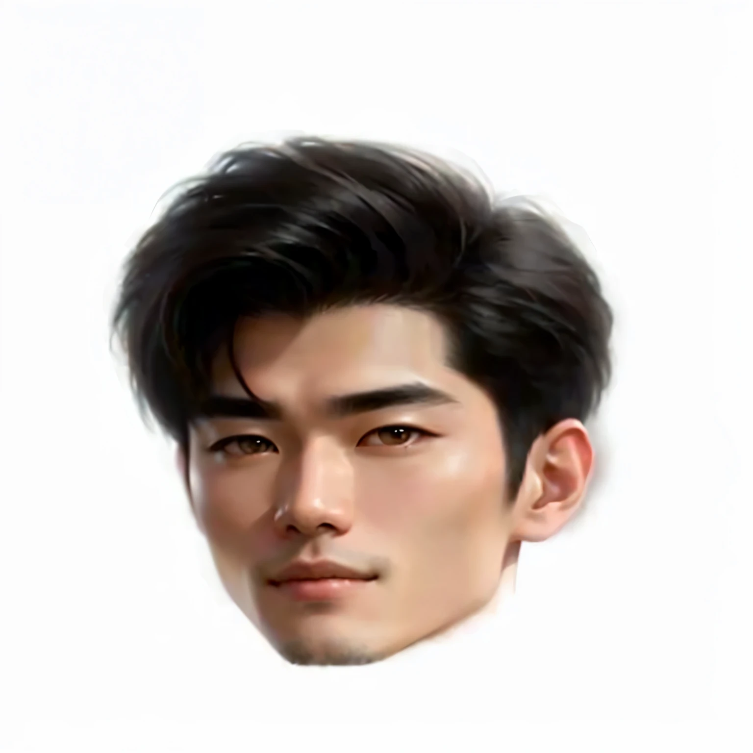 a close up of a person with a face of a man, south east asian with round face, inspired by Zhang Han, asian face, single realistic face, handsome face, hyper realistic head, boy thin face, asian male, handsome stunning realistic, siwoo kim, face realistic, realistic. cheng yi, hyperrealistic face, very realistic face, hyper realistic face