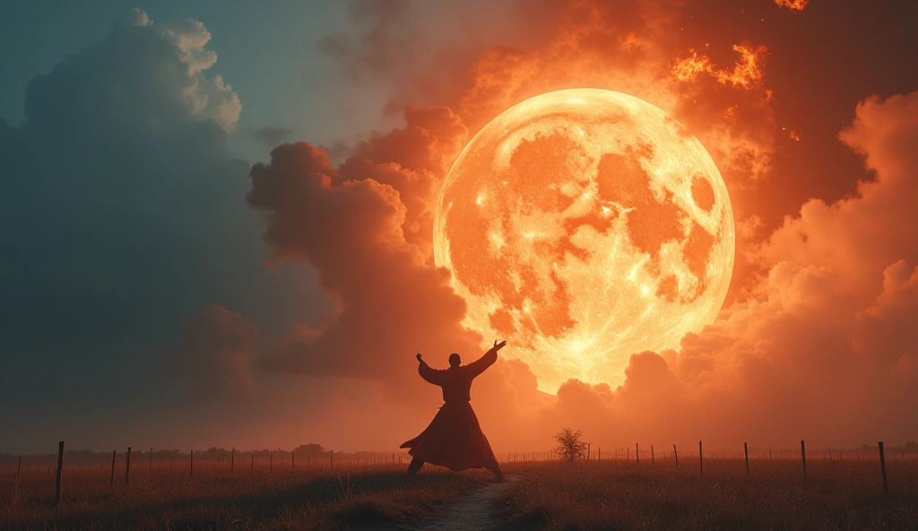 Movie storyboard,8K Ultra HD,Photographic quality,Describe the sky rising straight up and destroying the mighty,The endless Tai Chi
