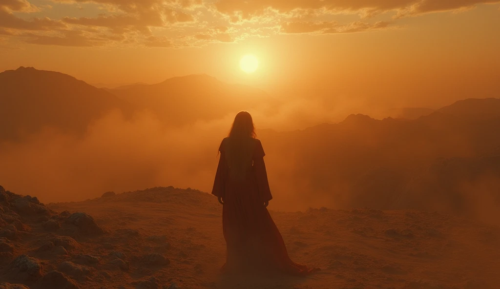 I haven't seen blood and grief for years,Forgetting life and death in the dust,(Movie storyboard),(8K Ultra HD),(Photographic quality)