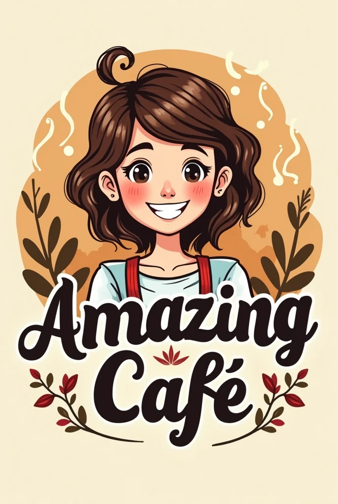 Logo name amazing cafe