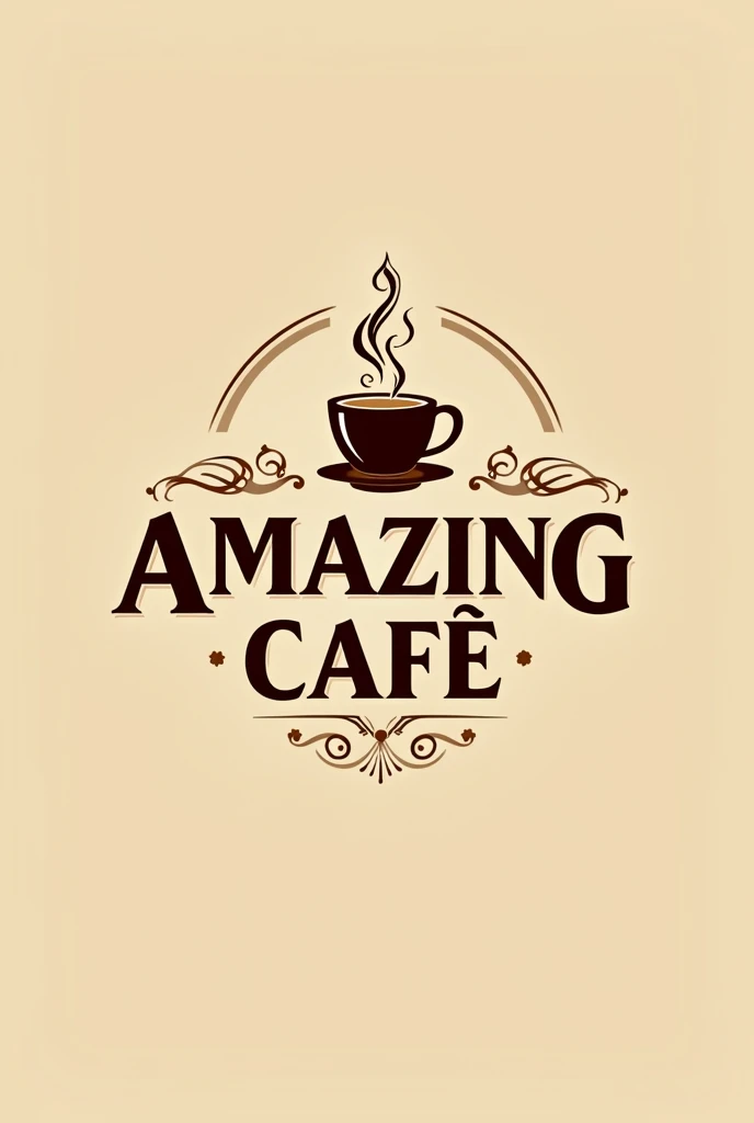 Logo name amazing cafe