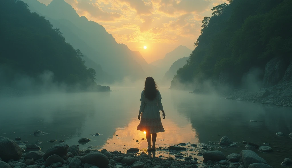 Why hate the desolation after drinking,One sorrow is not enough to unite a river,Chinese style,Movie storyboard