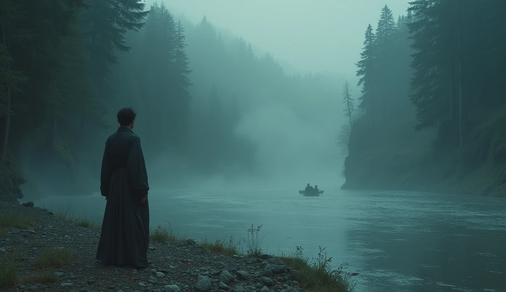 Why hate the desolation after drinking,One sorrow is not enough to unite a river,Chinese style,Movie storyboard