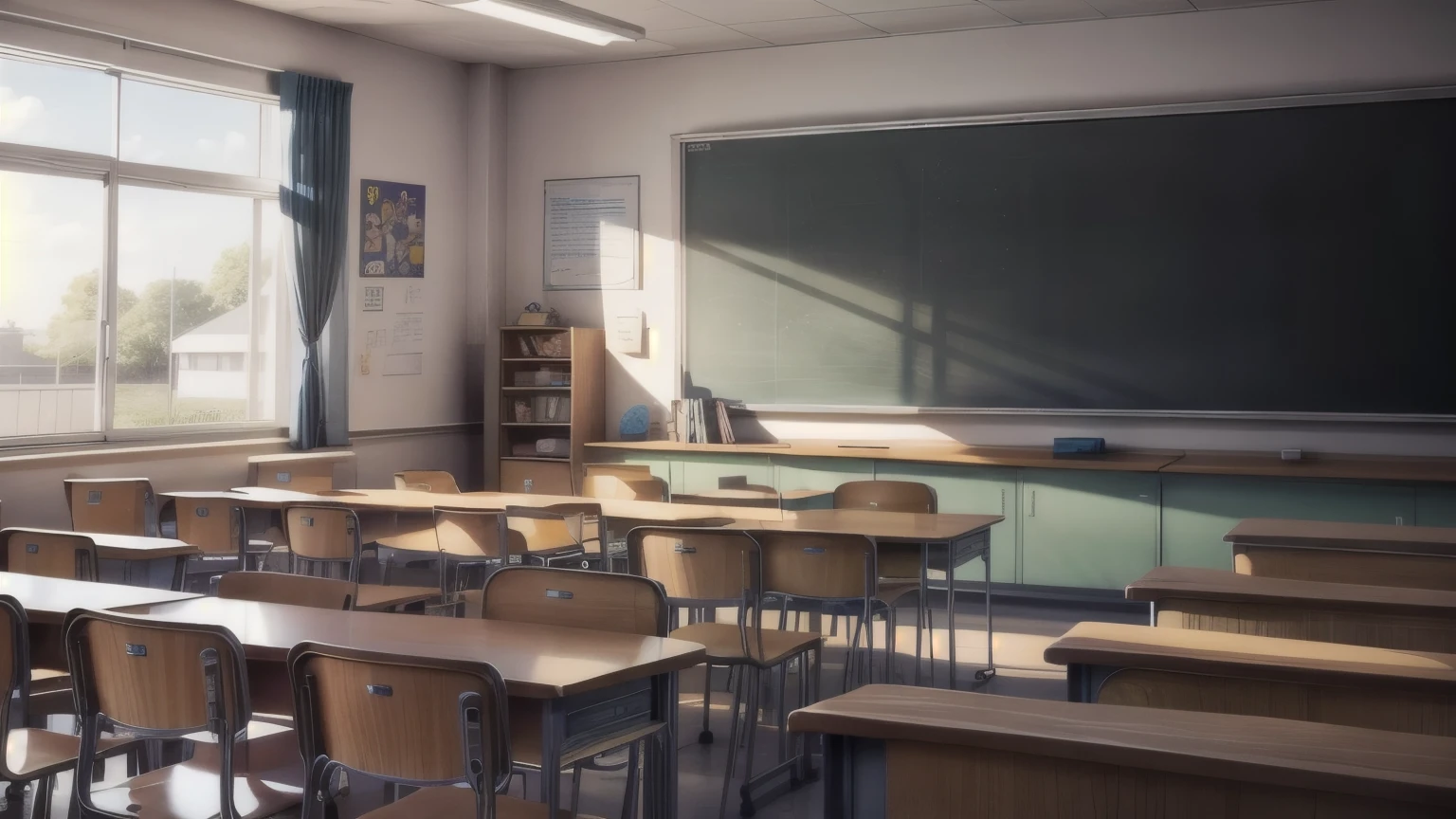 Cartoon classroom