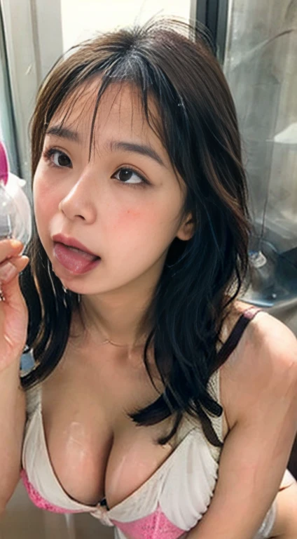 (masterpiece, 16k,8k,4K ,Very detailed:1.1),(Beautiful Face:1.1),(One Girl:1.1),Age 25,Japanese Girls,(Jewelry Lifting:1.3),(urination:1.4),(Embarrassing:1.2), Open your mouth,I opened my eyes,Medium Shot,Moaning,(traces of saliva), Eyes Wide Open, (Frowning),(Crazy Eyes) ,Heavily wet,(Wet thighs),(Open leg pose),C cup breasts,(cum running down her legs),brown hair,Squirting on your own, Wet clothes, The face of a talented person,I can't hold my Squirting, doggy pose, Her body can't hold my Squirting, Squirting in the middle of town,stand up, Hyper cum desperate face,Embarrassing face,Painful face, Covered in semen, cum on longtan,cum on face, vagina and anus,cum shot,Tied up with rope,ahegao,Suck your own breasts,drinking semen,cum shot in mouth,Pink nipples,Squeezing a penis between her buttocks,