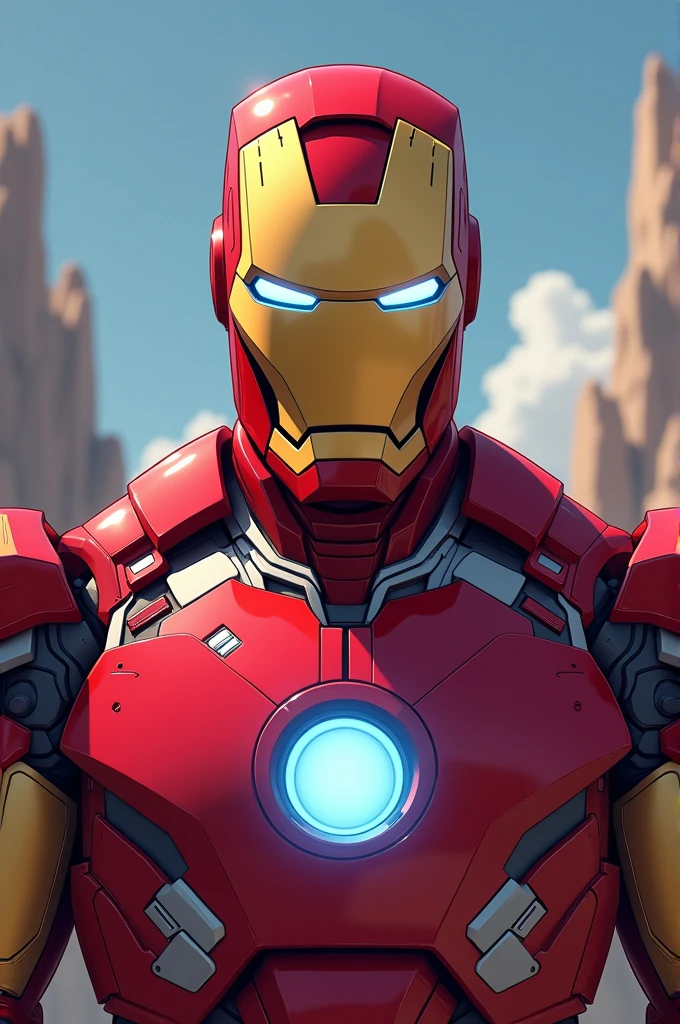 Ghibli-style Iron Man, Extremely detailed, UHD 4k