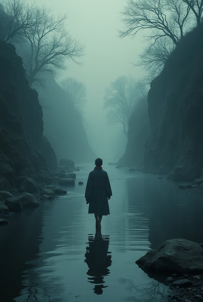 Why hate the desolation after drinking,One sorrow is not enough to unite a river,Chinese style,Sense of atmosphere,Movie storyboard,8K Ultra HD,Photography style