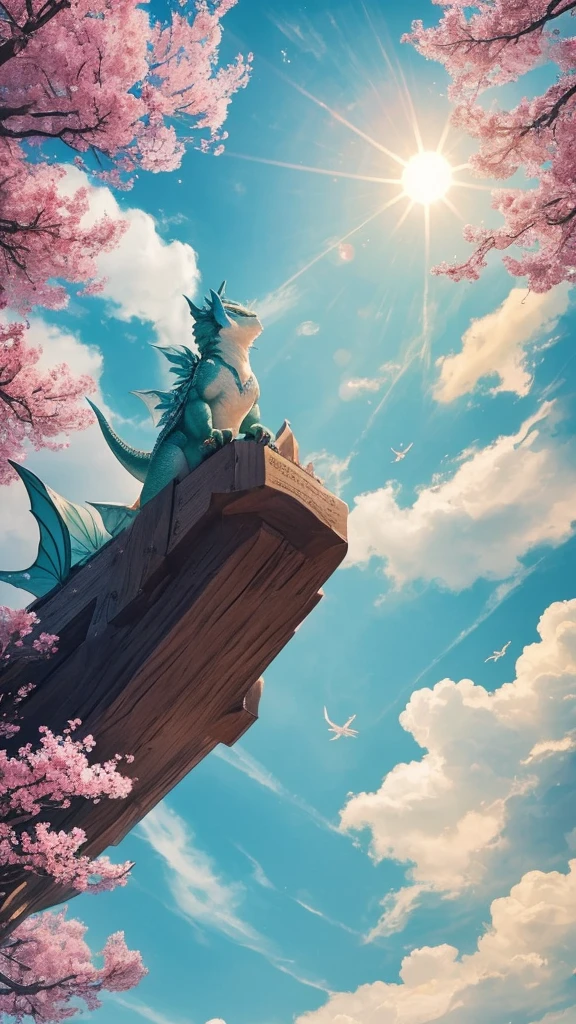 A mighty dragon rising to the heavens、Drawing against the backdrop of a starry sky。Light shines around the dragon、Increase motivation to achieve goals。Sugawara no Michizane, the god of learning、Smiling calmly in the quiet library。There are lots of books around、Stimulate the quest for knowledge。The owl symbolizes wisdom and academic achievement.、Resting on an open book。In the background, cherry blossoms in full bloom and the morning sun shining、Pointing to a hopeful future。