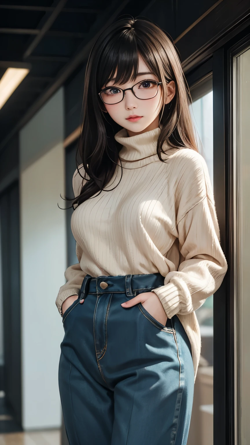 (最高qualityのディテール)、Realistic、8K Ultra HD、High resolution、(One Girl:1.2),(Fatal Beauty,Attractive beauty) ,(Glasses、Mysterious charm:1.1),(Big Breasts、Captivating silhouette),The 超detailedな、高qualityのテクスチャ、複雑なdetailed、detailed、非常にdetailedなCG、高qualityの影、detailed 美しく繊細な顔、detailed 美しく繊細な目、Written boundary depth、Ray Tracing、20th Generation、Cute K-Pop Girls、(The Face of Ulzan in Korea)、Thin face、(Urzan-6500-v1.1:0.6)、PurerosFace_v1、Glowing Eyes、Perfect body、 Viewer Display、(最高qualityのディテール:1.2)、Realistic、8K Ultra HD、High resolution、Woman close up, realistic girl rendering, 8k artistic german bokeh, Enchanting girl, Real Girls, Gurwitz, Gurwitz-style artwork, Girl Roleplay, Realistic 3D style, cgstation Popular Topics, 8K Portrait Rendering,(truth,truth:1.4),(Sparkling eyes girl:1.2)、cheek、Glossy Lips、、High resolution, Best image quality, 最高quality, Realistic, 超detailedな, Photorealistic, 4K 8K Ultra HD Full Color RAW Photos, Fujifilm(Medium format), Hasselblad, Carl Zeiss, Incredible dynamic range photography(utility_art:Smooth-768:1.1),High resolution, High pixel count, 明確なdetailed, Clear images, Natural color reproduction, Noise Reduction, High fidelity, quality, Software Improvements, Upscaling, Optimized Algorithms, Professional-level retouching,
1. Oversized coat:
The coat is、Choose an oversized design that covers from shoulders to knees.。Color is classic navy or black、or warm khaki or beige, wait.、Choose colors that match the season。
2. Knitted sweater or turtleneck:
To protect yourself from the cold、Knitted sweater or turtleneckを選択してください。Match the texture and color of the knit to the coat.。
3. Wide leg pants:
For pants, Choose a wide-leg design、Combines ease of movement and style。Denim in dark tones or black trousers will look good.。
4. Knee-high boots:
What is included in an oversized coat、足首からふくらはぎまでカバーするKnee-high bootsとの組み合わせ。Boots are black or dark brown and chic.、Gives a stylish impression。
5. accessories:
シンプルなゴールドまたはシルバーのaccessoriesを選択してください、Add elegance to your outfit。for example、Long necklaces and large earrings are recommended.。
6. Handbags:
Handbags、Choose a color that matches the tone of your outfit.。Shoulder bags and tote bags are convenient and stylish。
7. Compensateと髪型:
Compensate, Choose natural colors that flatter your skin。Wavy Hair、By creating loose curls、Appeal to softness。