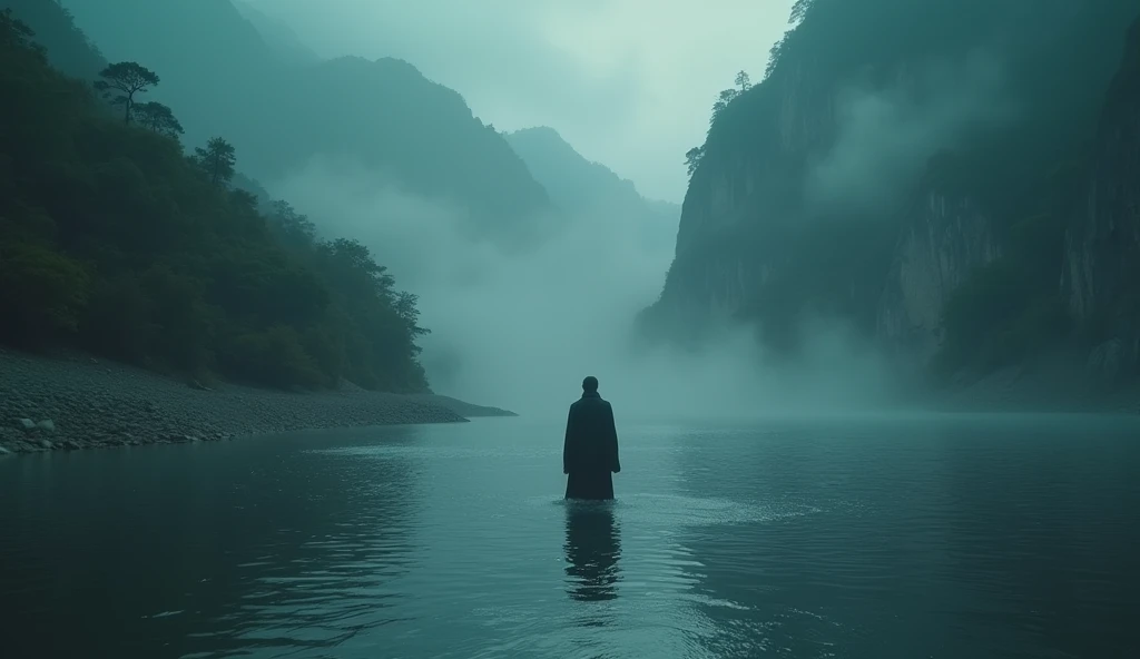 Why hate the desolation after drinking,One sorrow is not enough to unite a river,Chinese style,Sense of atmosphere,Movie storyboard,8K Ultra HD,Photography style