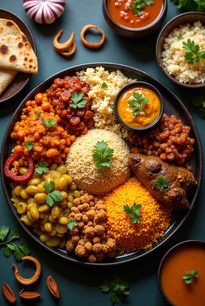 Indian food in plate