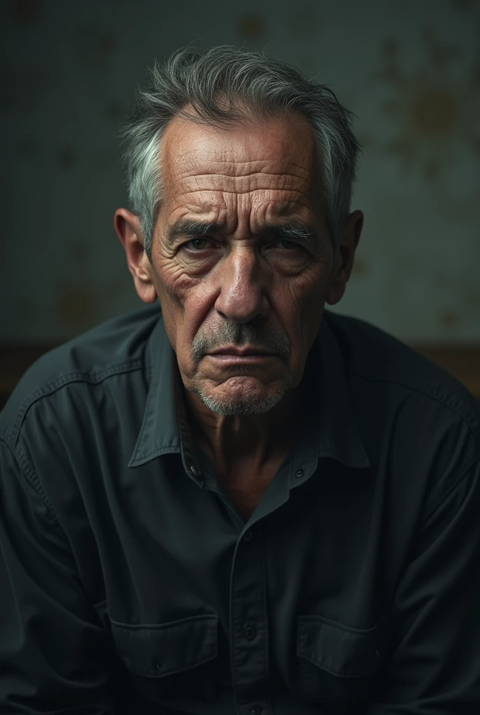 Make a pick of 45 year old sick guy feel sead
into tension