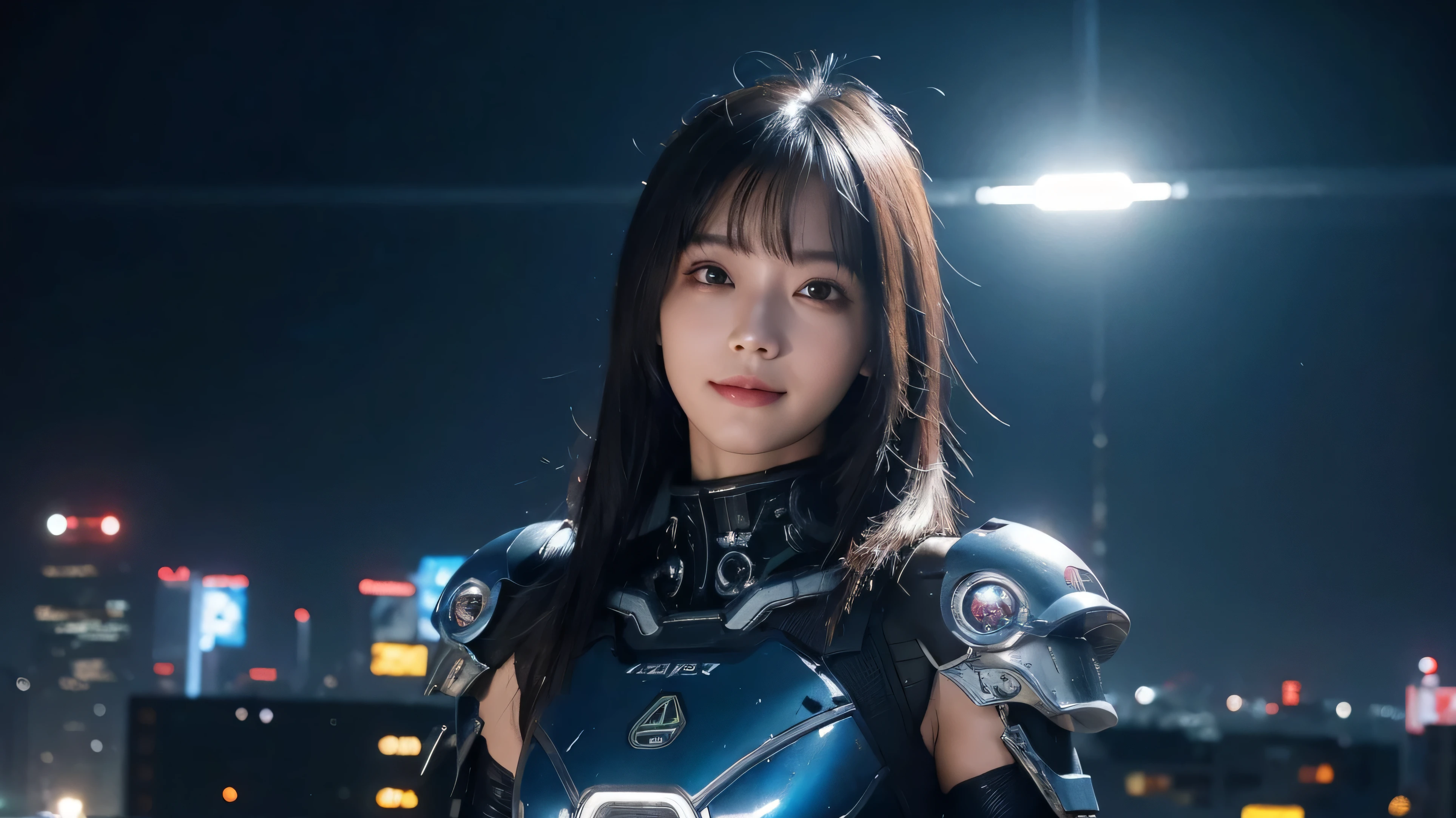 masterpiece,(best quality),Very detailed,Extremely detailed,1 Girl,(Mechanicalwing:Kanekoen,Glowing eyes:blue,Kanekoenrarmor:1.2,Long ears:0.8),(Cyberpunk City:1.5,arms:Energy Blade),(Fantasy Landscape:1.2,Natural Lighting:1.5,Confident expression),(panoramic:1.2),Mecha, Smile,angle,Angel, wing,Kaneko,Raw,close up