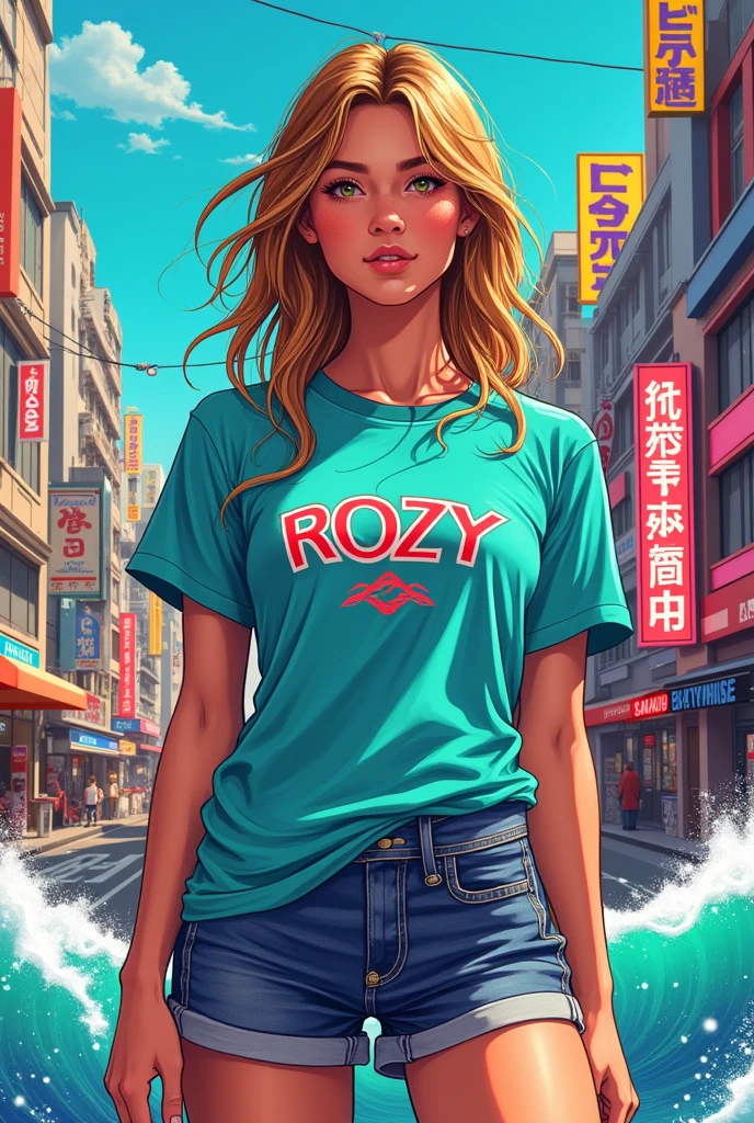 Surf brand Roxy’s Osaka T-shirt
