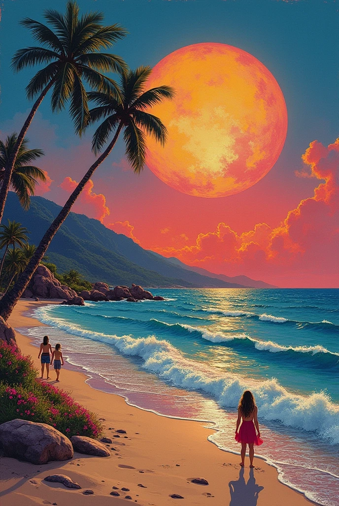 Grateful dead on the beach