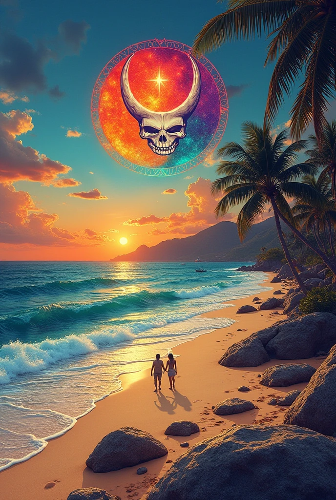 Grateful dead on the beach