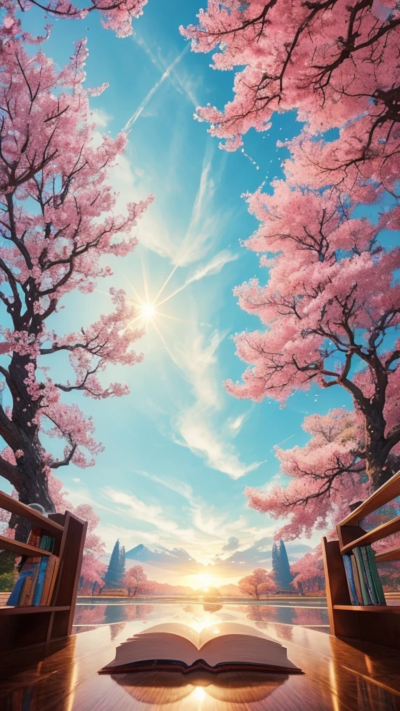 Light shines around the dragon、Increase motivation to achieve goals。Sugawara no Michizane, the god of learning、Smiling calmly in the quiet library。There are lots of books around、Stimulate the quest for knowledge。The owl symbolizes wisdom and academic achievement.、Resting on an open book。In the background, cherry blossoms in full bloom and the morning sun shining、Pointing to a hopeful future。