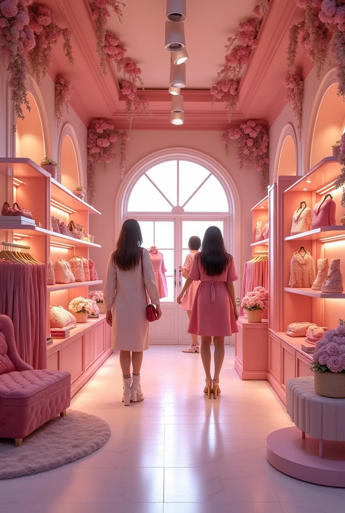 Boutique habits couleur rose