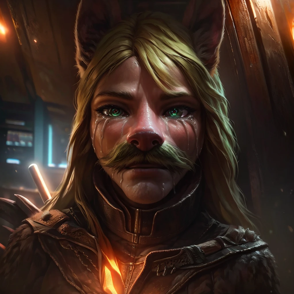 A family of 5, man with green hair and a mustache, woman with white knots, boy with pink hair sitting and crying, girl with blonde hair holding a baseball bat, girl with blonde hair eating snacks, high quality, detailed, photorealistic, intricate details, dynamic lighting, vibrant colors, cinematic composition, emotional atmosphere, beautiful detailed eyes, beautiful detailed lips, extremely detailed eyes and face, long eyelashes, 4k, 8k, hyperrealistic, masterpiece, ultra-detailed, realistic, photo-realistic, HDR, UHD, studio lighting, ultra-fine painting, sharp focus, physically-based rendering, extreme detail description, professional, vivid colors, bokeh, portraits