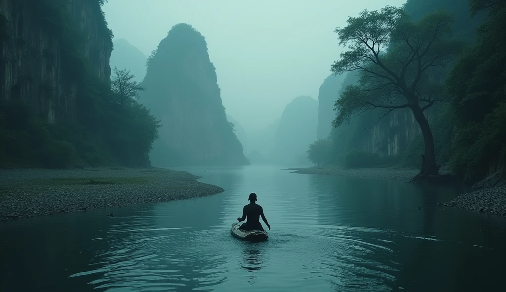 Why hate the desolation after drinking,One sorrow is not enough to unite a river,Chinese style,Sense of atmosphere,Movie storyboard,8K Ultra HD,Photography style