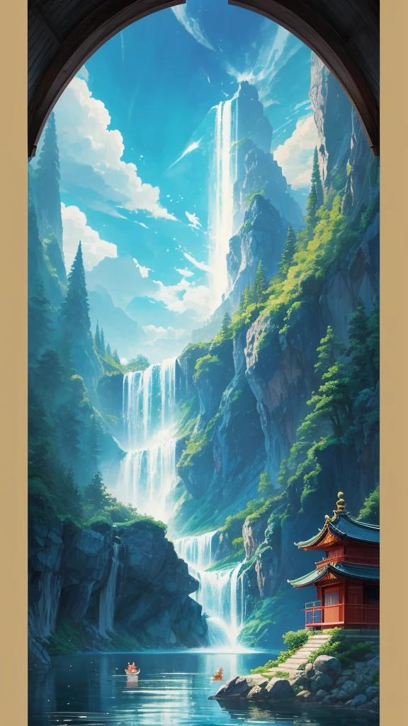 center:
A carp climbing a waterfall symbolizing victory and success. Efforts will bear fruit.、たわわに実った稲穂
開運の象徴である満開の梅
学問の神様である菅原道真公
Qualified prayerの絵馬が奉納された神社
周囲:
It represents a wish reaching the heavens.、Light reaching up to the sky enhances mental concentration and focus、Calm sea or lake. Represents the reward of hard work.、Scenery of the rising sun brings good fortune、The Seven Lucky Gods and the Maneki-neko cat represent the opening of the path to success.、Open GateDetailed SettingsThe carp climbs the waterfall powerfully、The golden ears of rice represent a strong will to achieve one&#39;s goals.、The plum blossoms, which represent the joy of hard work coming to fruition, are in full bloom.、Sugawara no Michizane has a calm expression, showing good fortune coming his way.、The votive plaques depict people praying for success in exams.「Qualified prayer」Write the letters in large letters.、The light of our wishes rises powerfully to the heavens、The ocean and lakes, which represent wishes coming true, exude a calm and tranquil atmosphere.、The calming morning sun shines strong、The Seven Lucky Gods and Maneki-neko (beckoning cats) smile and give hope for new challenges.、The gates of good fortune are wide open、Expresses the way to success