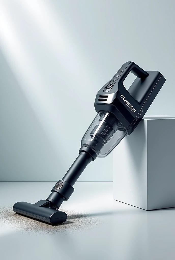 Design a handheld vacuum cleaner with cutting-edge technology,With lithium battery charging function,High cleaning efficiency,Stylish appearance,high-tech products,future technology